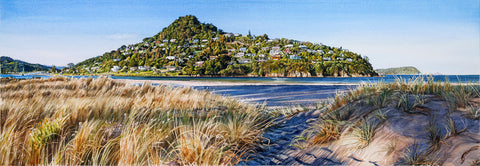 NZ landscapes painting - Pauanui by Jane Galloway
