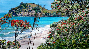 NZ landscape art prints Hahei