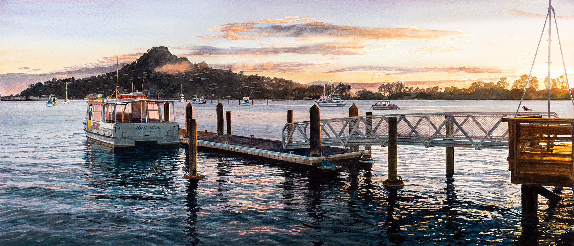 Early Morning, Tairua Wharf