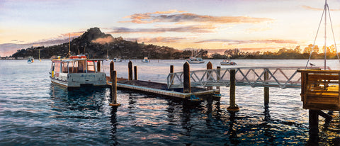 Early Morning, Tairua Wharf