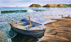 Port Jackson painting art print by NZ artist, Jane Galloway